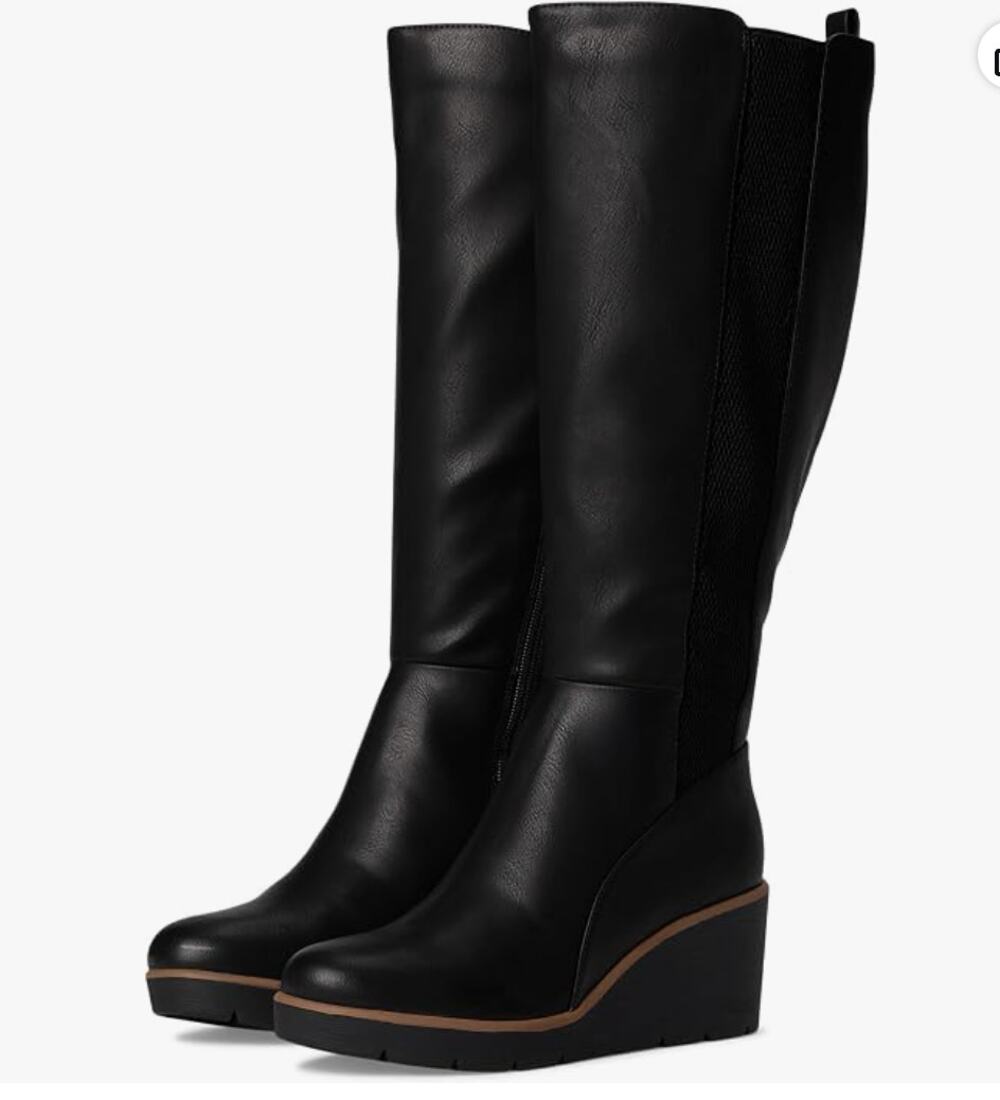 Naturalizer Women's SOUL, Adrian Boot Winde calf wedges
